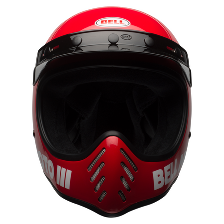 KASK MOTOCYKLOWY BELL MOTO-3 CLASSIC RED S