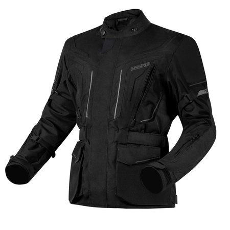 KURTKA MOTOCYKLOWA TEKSTYLNA OZONE SAHARA BLACK 4XL