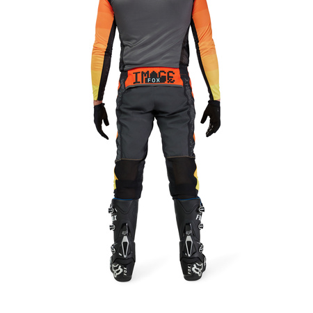 SPODNIE FOX FLEXAIR GRID BLACK/ORANGE 32