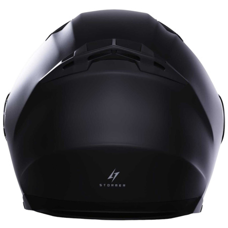 KASK OTWARTY STORMER RUN CZARNY  POŁYSK XS