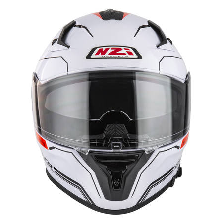KASK MOTOCYKLOWY NZI GO RIDER STREAM DUO SOLID NOUVEAU WHITE XS