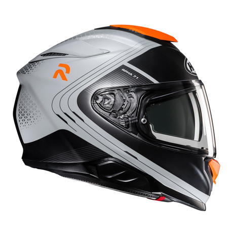 KASK MOTOCYKLOWY HJC RPHA71 FREPE BLACK SILVER M