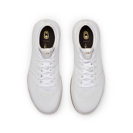 BUTY CRANKBROTHERS STAMP STREET LACE WHITE/GOLD - GUM OUTSOLE 7.5 (40 EU)