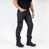 JEANSY MOTOCYKLOWE OZONE RUSTY WAXED BLACK 32/34