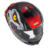 KASK MOTOCYKLOWY NZI TRENDY STREAM RAPTOR BLACK GREY RED S MATT XL