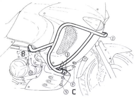 Honda XL 1000 V Varadero (1999-2002) Gmol silnika