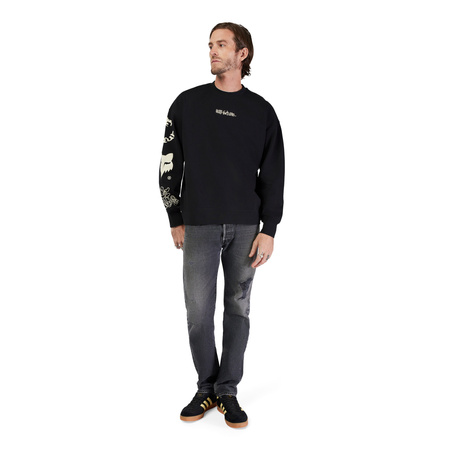 BLUZA FOX HELLO FUTURE OVERSIZED CREW BLACK XL