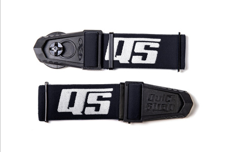 Goggle attachment QUICK STRAPS  for Enduro helmet, black