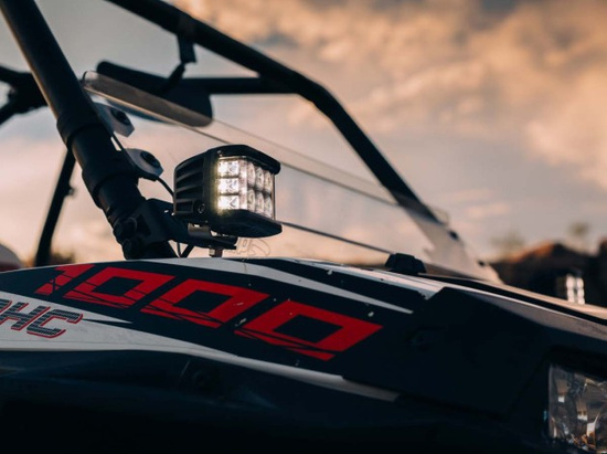 SHARK LED homologacja E9, 2 sztuki 45W, Uniwersalne oświetlenie