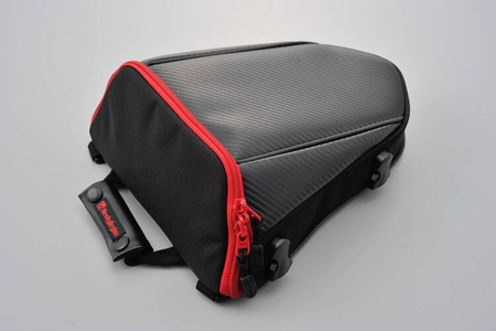 "HENLYBEGINS" SEAT BAG 4L DH-708 czerwony/CARBON