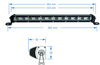 SHARK LED Light Bar,13",36W Uniwersalna listwa świetlna