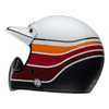 KASK MOTOCYKLOWY BELL MOTO-3 ECE6 RSD SDL BLACK SATIN GLOSS WHITE BLACK M