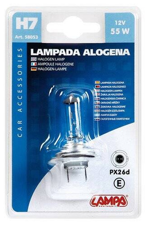 58053 Żarówka H7 Halogen lamp 55W