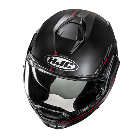 KASK MOTOCYKLOWY HJC I100 SYSMA BLACK RED XL