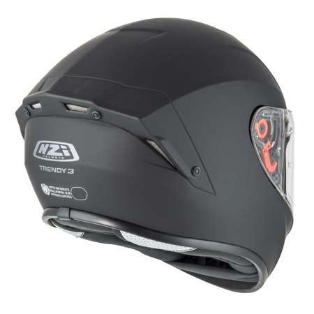 KASK MOTOCYKLOWY NZI TRENDY STREAM MATT BLACK S