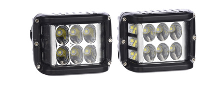SHARK LED homologacja E9, 2 sztuki 45W, Uniwersalne oświetlenie 