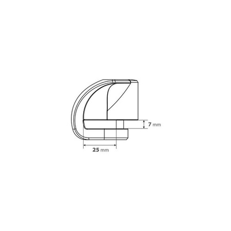 91561 Disclock blokada tarczy hamulcowej Stone XS – trzpień 5,5mm – kolor czarny