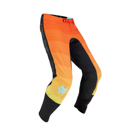 SPODNIE MOTOCYKLOWE FOX FLEXAIR GRID BLACK/ORANGE 30