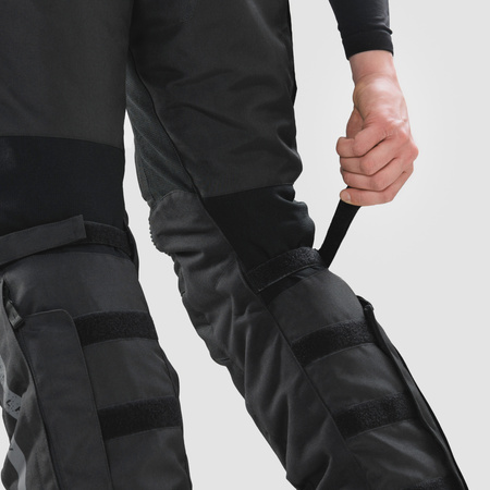 SPODNIE MOTOCYKLOWE TEKSTYLNE REBELHORN CUBBY 5 BLACK GREY S