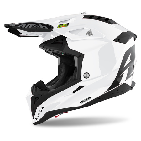 KASK MOTOCYKLOWY AIROH AVIATOR 3 COLOR WHITE GLOSS L