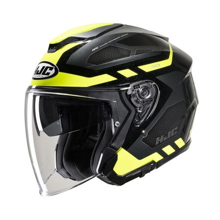 KASK MOTOCYKLOWY HJC I30 ATON BLACK YELLOW S
