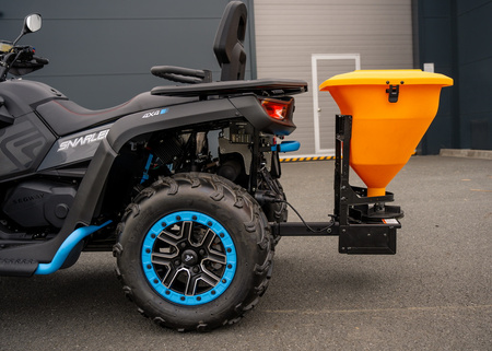 SHARK Spreader 100kg Przenośny, wielofunkcyjny, zdalnie sterowany rozrzutnik suchego materiału ATV