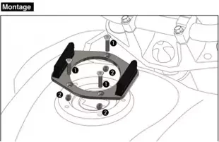 Moto Guzzi Moto Guzzi V 7 II Scrambler (2016-) Tank ring Lock it