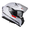 KASK MOTOCYKLOWY NZI GO RIDER STREAM DUO SOLID NOUVEAU WHITE XS