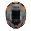 KASK MOTOCYKLOWY NZI COMBI 3 DUO DAILY BLACK ORANGE ANTRACITE MATT S