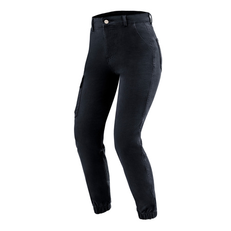 JEANSY MOTOCYKLOWE DAMSKIE OZONE JANE JOGGER FIT BLACK 34/30