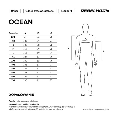 Kurtka przeciwdeszczowa Rebelhorn Ocean L
