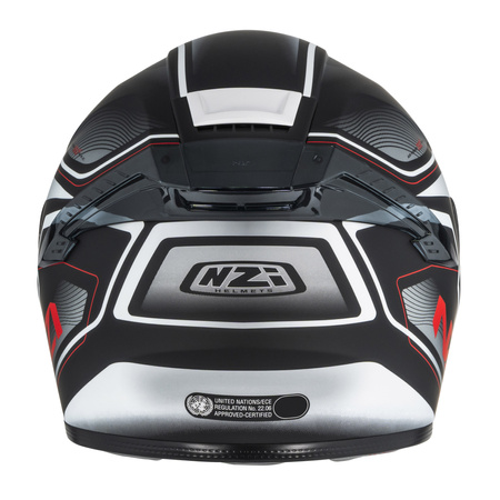 KASK MOTOCYKLOWY NZI EURUS 4 STREAM DUO CHARMANT BLACK WHITE TINTED S MATT S