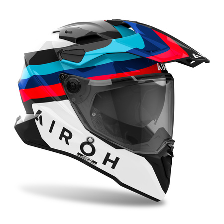 KASK MOTOCYKLOWY AIROH COMMANDER 2 DOOM BLACK GLOSS S