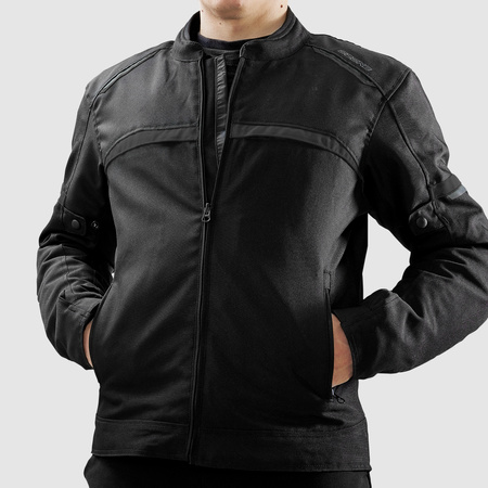 KURTKA MOTOCYKLOWA TEKSTYLNA OZONE NEO BLACK XXL