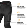 SPODNIE MOTOCYKLOWE TEKSTYLNE JUNIOR OZONE UNION BLACK YM