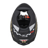 KASK MOTOCYKLOWY NZI TRENDY STREAM FLAG BLACK GOLD MATT XL