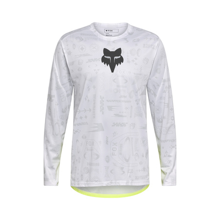 KOSZULKA ROWEROWA Z DŁUGIM RĘKAWEM FOX RANGER LUNAR SE WHITE XXL