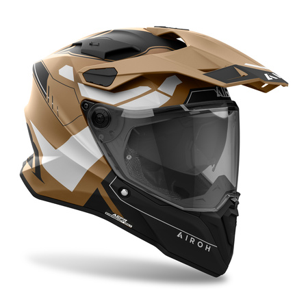 KASK MOTOCYKLOWY AIROH COMMANDER 2 REVEAL SAND MATT M