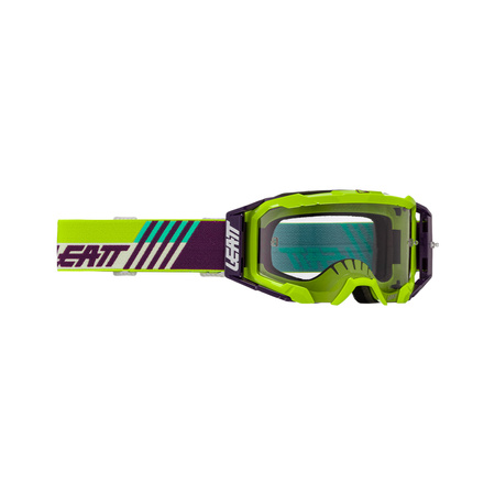 GOGLE LEATT VELOCITY 5.5 CRYZTAL 75 VLT LIME PURPLE OS