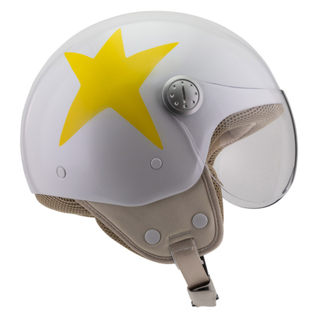 KASK MOTOCYKLOWY NZI PASARELA CONSTELACIÓN AMARILLA XS