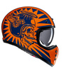 KASK MOTOCYKLOWY HJC V60 FLAME BLACK ORANGE M