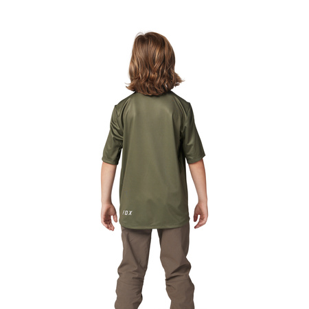 KOSZULKA ROWEROWA FOX JUNIOR RANGER OLIVE GREEN YM