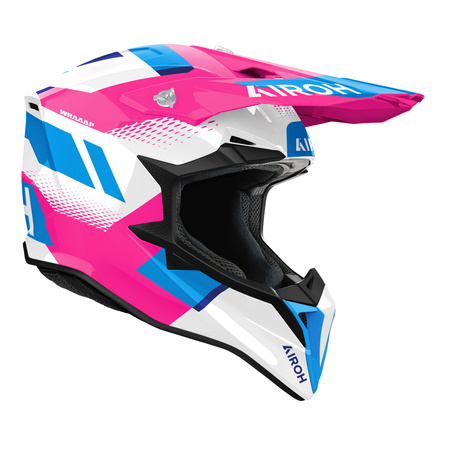 KASK MOTOCYKLOWY AIROH WRAAAP VISION PINK GLOSS L