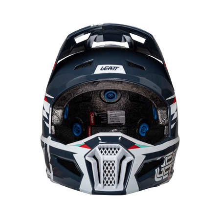KASK MOTOCYKLOWY Z GOGLAMI LEATT KIT MOTO 3.5 BLUE M