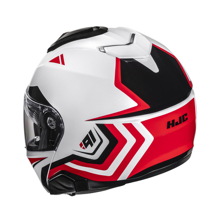 KASK MOTOCYKLOWY HJC I91 TRICUS WHITE RED S