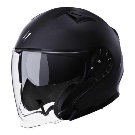 KASK OTWARTY STORMER RUN CZARNY  POŁYSK XS