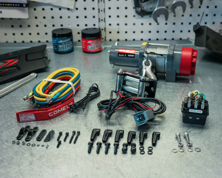 Wciągarka elektryczna ATV, 1261 kg (1361 kg), lina stalowa