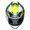 KASK MOTOCYKLOWY HJC F71 FES YELLOW BLUE M