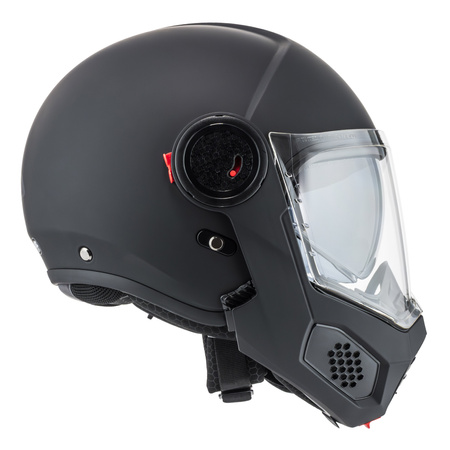 KASK MOTOCYKLOWY NZI MINIMOD DUO MATT BLACK S