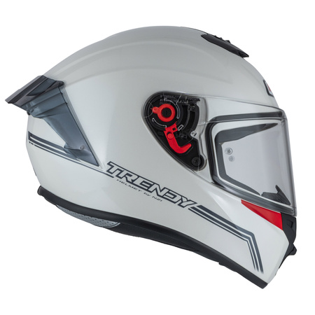 KASK MOTOCYKLOWY NZI TRENDY STREAM SOLID NOUVEAU WHITE XS
